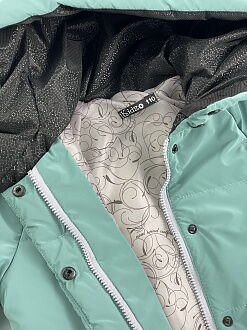 Демисезонная куртка для девочки Kidzo бирюзовая 2212 - купить