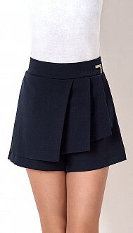 Юбка-шорты для девочки Mevis синяя 2756-01 - цена