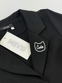 Жакет для девочки Mevis черный 3694-02 - картинка