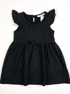 Трикотажное платье для девочки Breeze черное 14284 - цена