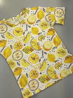 Футболка детская Фламинго Lemon молочная 787-420 - фото