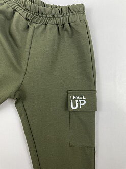Спортивные штаны детские Mevis хаки 4539-02 - фото
