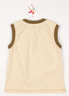 Майка для мальчика Фламинго бежевая 356-114 - размеры