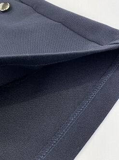 Школьные шорты для девочки Mevis синие 3795-01 - размеры