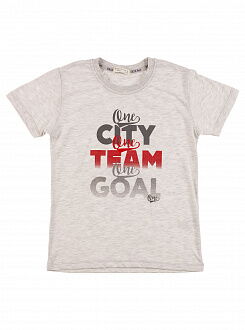 Комплект футболка і шорти Breeze Team сірий 12407 - фото