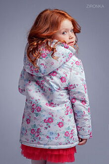 Куртка для девочки Zironka белая 2104-1 - фотография