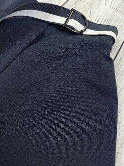 Школьная юбка-шорты для девочки Mevis синяя 4311-01 - размеры