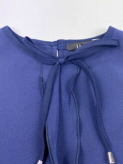 Блузка для девочки Mevis синяя 3765-01 - фотография