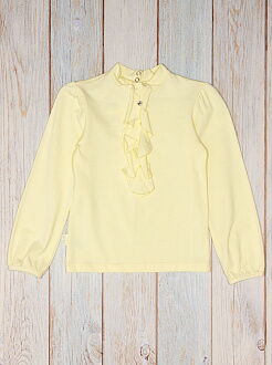 Нарядная трикотажная блузка SMIL кремовая 114180 - цена