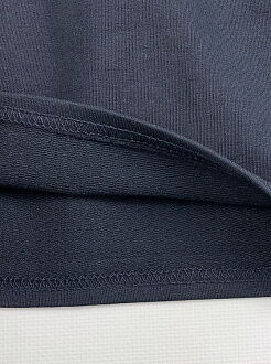 Школьный комбинезон для девочки Mevis синий 3741-01 - фотография