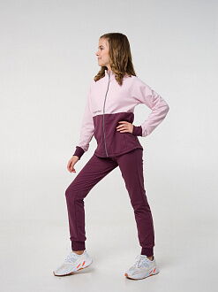 Спортивный костюм для девочки SMIL розовый 117280/117281 - размеры