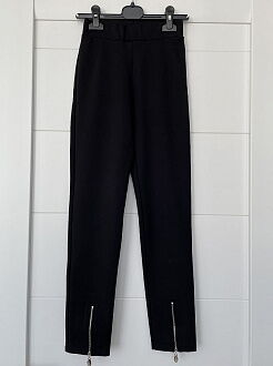 Лосины для девочки Mevis черные 3715-02 - фотография