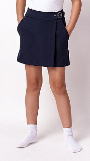 Юбка-шорты для девочки Mevis синяя 3235-01 - цена