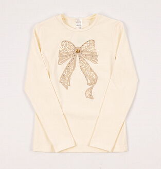 Блузка для девочки SMIL Бант молочная 114483 - цена