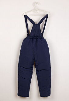 Зимний комбинезон (штаны) для мальчика Одягайко темно-синий 00203 - фото