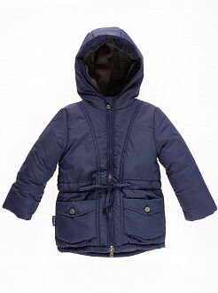 Куртка зимняя для мальчика Одягайко темно-синяя  20012О - цена