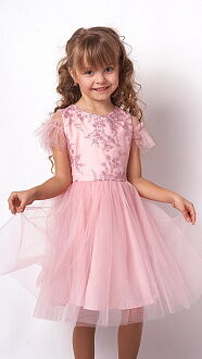 Нарядное платье для девочки Mevis розовое 3226-01 - цена
