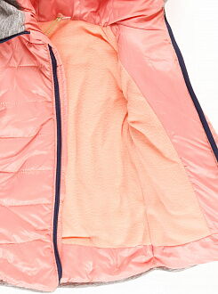 Куртка зимняя для девочки Одягайко  пудра 20018 - картинка