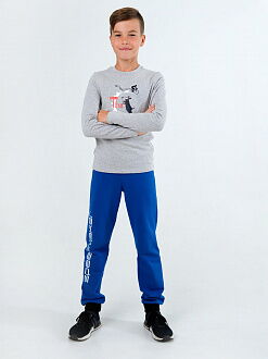 Утепленные штаны "Велогонщики" Smil синие 115111/115112 - цена