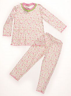 Пижама для девочки DenDi Котики белая 81219 - цена