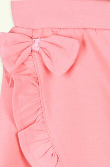 Юбка-шорты для девочки Breeze персиковая 15645 - фотография