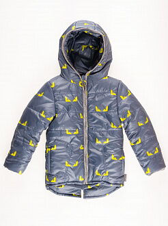 Куртка зимняя для мальчика Одягайко серая 20011 - цена