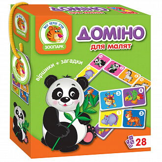 Домино для малышей Vladi Toys Зоопарк VT2100-04 (укр) - цена