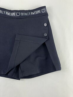 Юбка-шорты для девочки Mevis синяя 3695-01 - размеры
