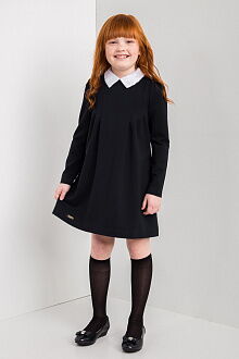 Платье школьное для девочки SUZIE Монна черное 42903 - цена