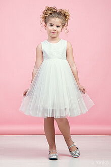 Нарядное платье для девочки Zironka кремовое 38-9005-3 - цена
