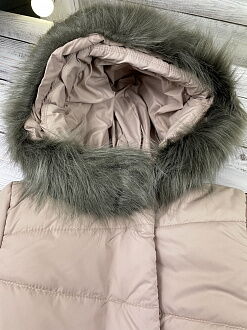 Куртка зимняя для девочки Kidzo капуччино 007-03 - фотография