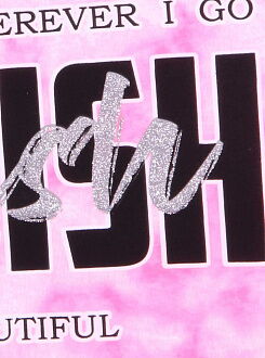 Комплект футболка и бриджи для девочки Breeze Stylish ярко-розовый 17022 - фотография
