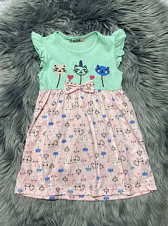 Платье для девочки PATY KIDS мятное 51365 - фото