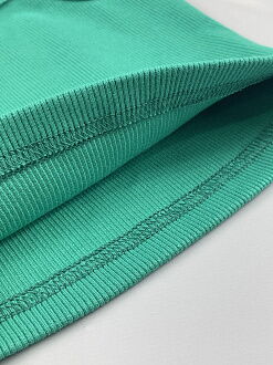 Кроп-топ для девочки Mevis зеленый 4607-04 - фото