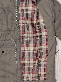 Куртка для мальчика Одягайко серая 22210 - фото