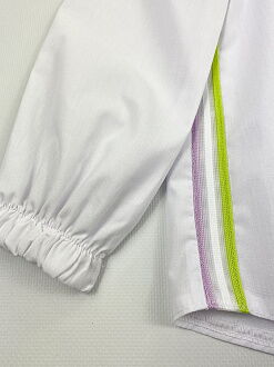 Рубашка для девочки Mevis белая 4274-03 - фотография