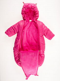 Конверт зимний для девочки Одягайко розовый 3204О - размеры