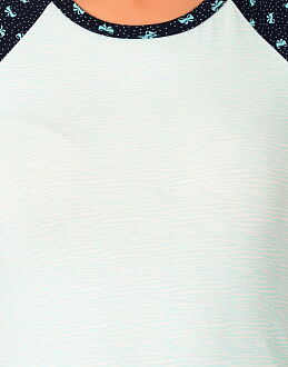 Комплект женский (футболка+штаны) BARWA мятный 0053/111 - картинка