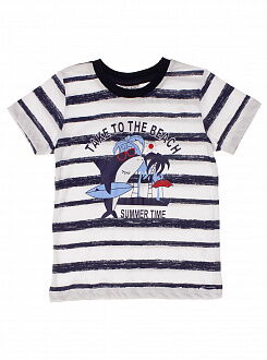 Комплект футболка и шорты для мальчика Hoity-toity синий 0523 - размеры