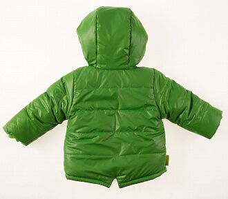 Куртка зимняя для мальчика Одягайко зеленая 20044О - фото
