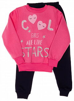 Утепленный костюмчик для девочки Benna Cool  розовый 586 - цена