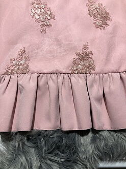 Нарядное платье для девочки Mevis розовое 2874-04 - фото
