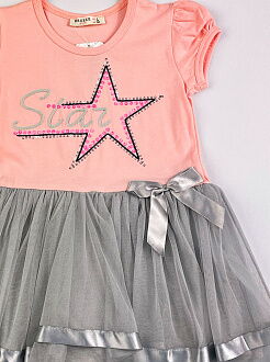 Платье для девочки Breeze Star персиковое 14116 - картинка