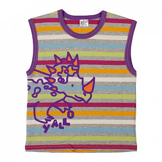 Майка для мальчика yaloo! фиолетовая М0014 - фото