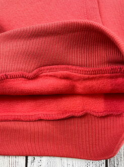 Утепленная кофта-худи для мальчика Breeze красная 16416 - фотография