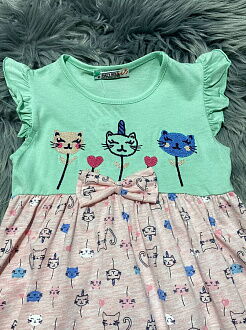 Платье для девочки PATY KIDS мятное 51365 - размеры