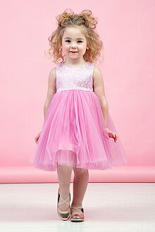 Нарядное платье для девочки Zironka розовое 38-9005-2 - цена