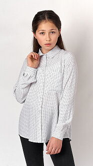 Блузка для девочки Mevis белая 3213-01 - цена