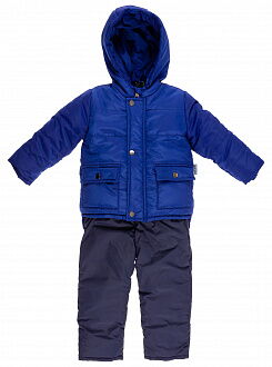 Комбинезон раздельный зимний (куртка+штаны) Одягайко синий 20244/32041 - цена