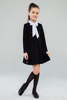 Платье школьное для девочки SUZIE Линея черное 34903 - цена
